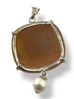 Napoli - Largo San Martino, 10 - Pendente Mandile 1922 Donna Cammei  in Argento Conchiglia 2MCICM28 - 2MCICM28